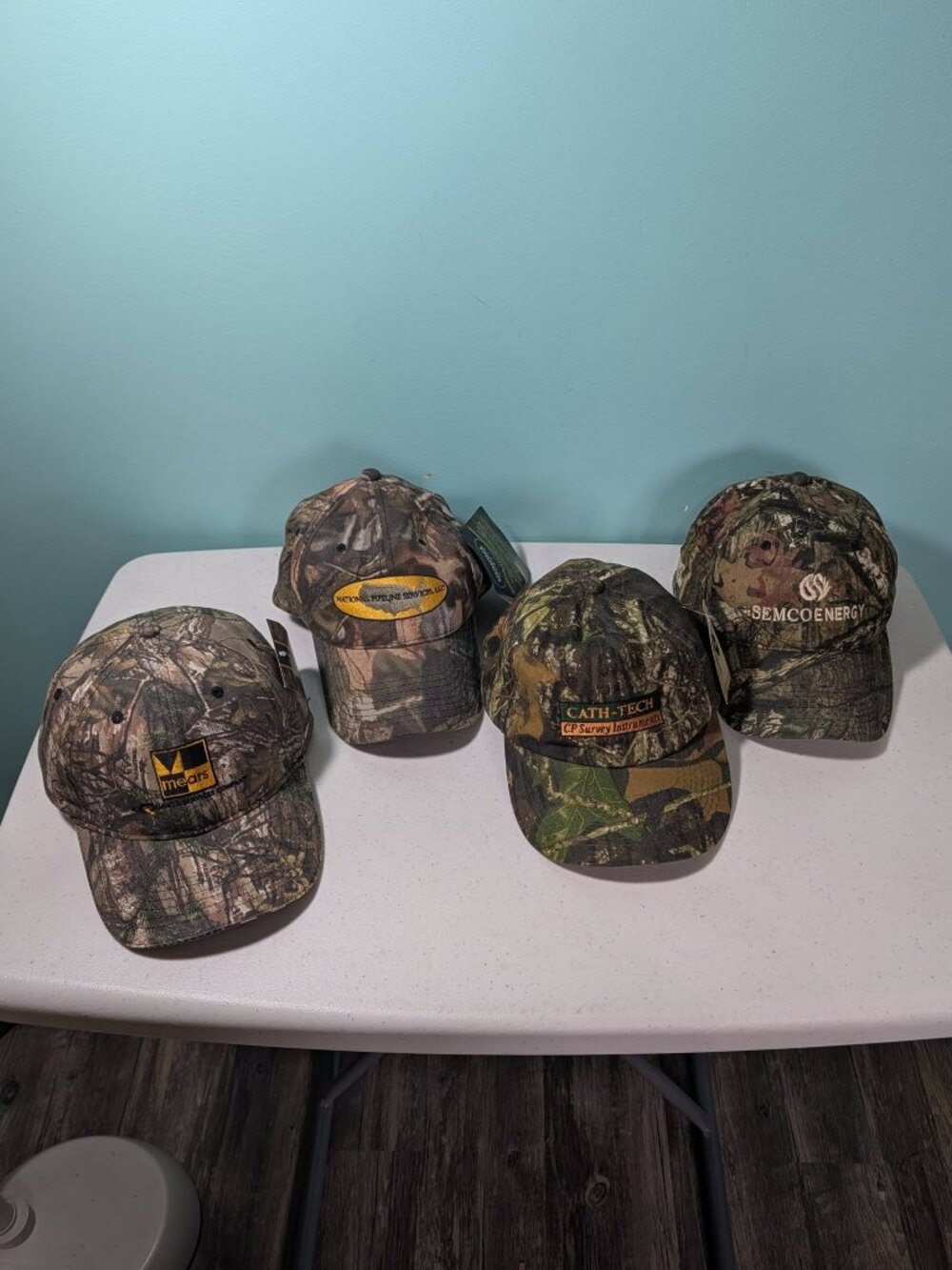 Camo Advertising Adjustable Hats 3 Hats Are New With Tags Semco Energy Is Used